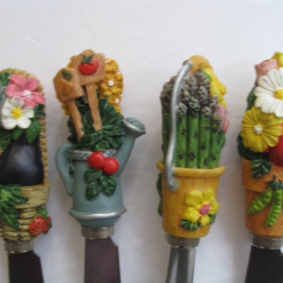 Cardinal Spreadable Gourmet Spreaders Set of 4 Home Collection 4.75" Garden - Picture 12 of 16